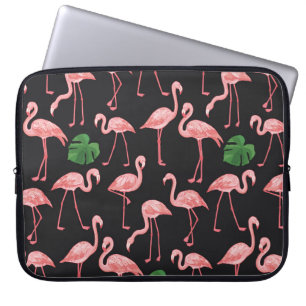Funda Para Portátil Flamingo Elegance: Vieja Monstera Fusión.