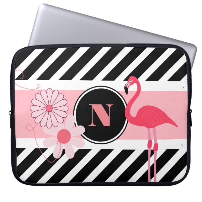 Funda Para Portátil Flamingo personalizado de bonito (Frente)