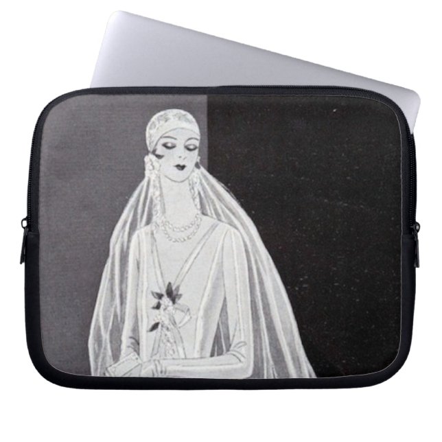 Funda Para Portátil Flapper Bride (Frente)