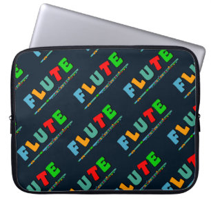 Funda Para Portátil Flauta colorida