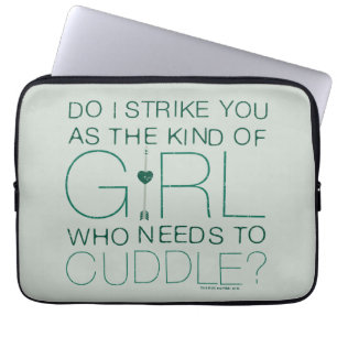 Funda Para Portátil Flecha   ¿El Tipo De Chica Que Necesita Aplastar?