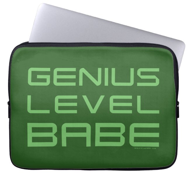 Funda Para Portátil Flecha | Genius Level Babe (Frente)