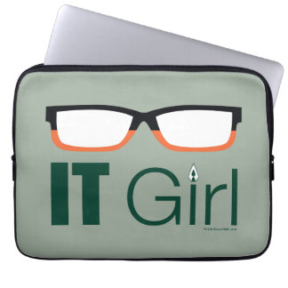 Funda Para Portátil Flecha | Gráfico de gafas de Chica de TI