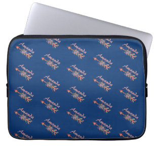 Funda Para Portátil Flechas florales personalizadas