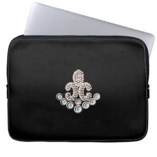 Funda Para Portátil Fleur De Lis-pearls