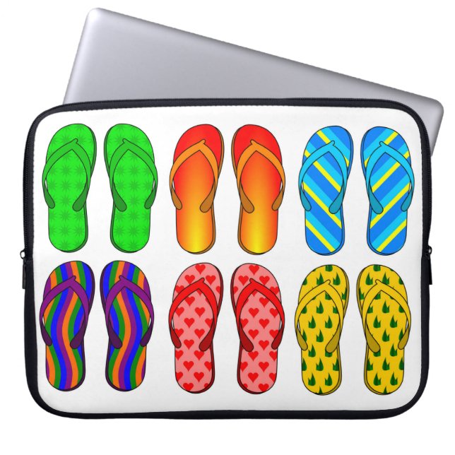 Funda para portátil Flip Flops (Frente)