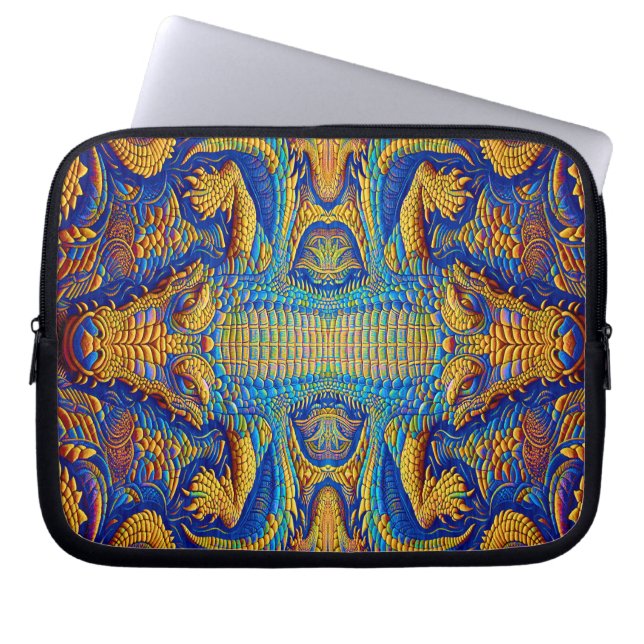 Funda Para Portátil Flippiges cooles Kroko Top Design für (Frente)