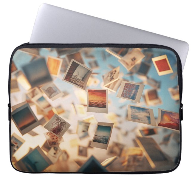 Funda Para Portátil Floating Polaroid Memories (Frente)