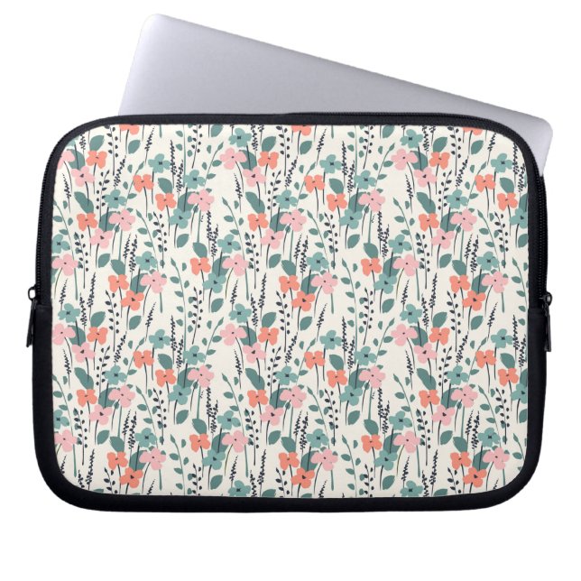 Funda Para Portátil Flor (Frente)