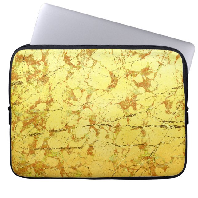 Funda Para Portátil Flor amarilla (Frente)