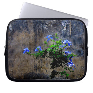 Funda Para Portátil Flor azul de Plumbago