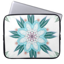 Flor azul única Mandala Vibe