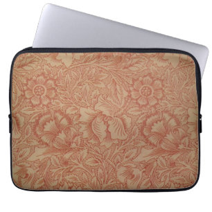 Funda Para Portátil Flor de amapola rosa William Morris