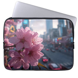 Funda Para Portátil Flor de Cerezo Moderna 13'