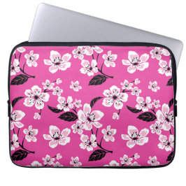 FUNDA PARA PORTÁTIL FLOR DE CEREZO - SAKURA (ROSA)