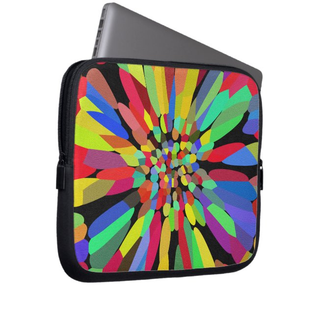 Funda Para Portátil Flor de confetán (Anverso derecho)