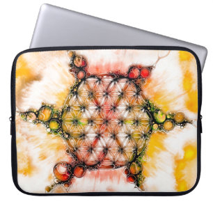 Funda Para Portátil Flor de la Vida - Formas Coloridas 4