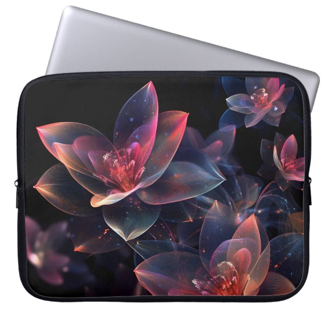 Funda Para Portátil Flor de Loto Cósmico Celestial (Frente)