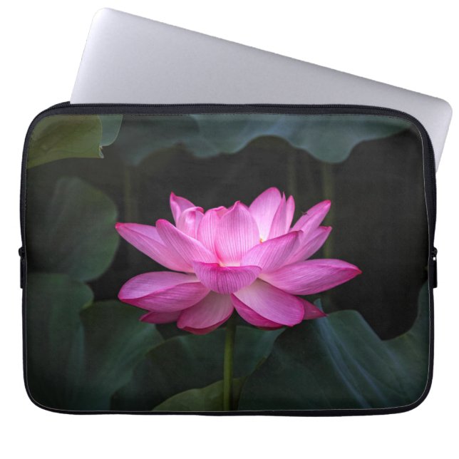 Funda Para Portátil Flor de Lotus (Frente)