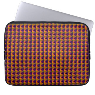 Funda Para Portátil Flor de Morado y Rosa