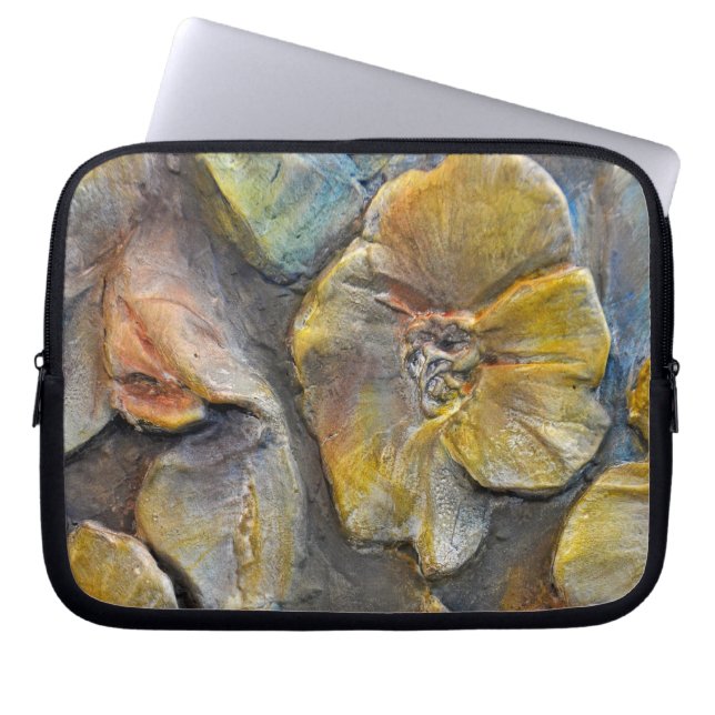 Funda Para Portátil flor de piedra (Frente)