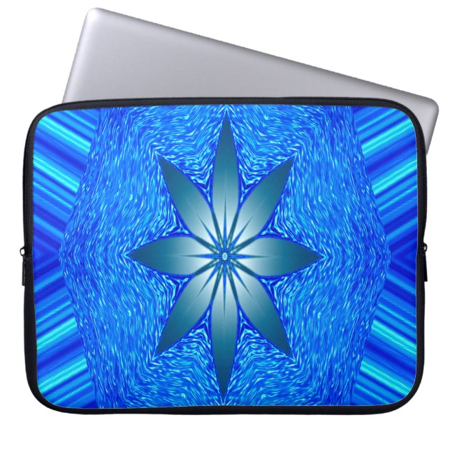 Funda Para Portátil Flor flotante. (Frente)