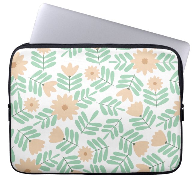 Funda Para Portátil Flor minimal (Frente)