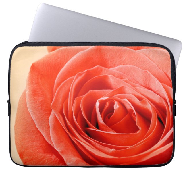 Funda Para Portátil flor Rosa (Frente)
