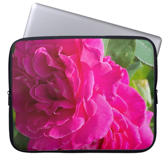 Funda Para Portátil flor Rosa (Frente)