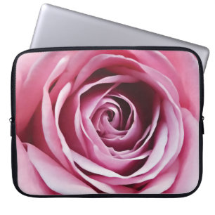 Funda Para Portátil Flor rosa rosa color de agua linda chica