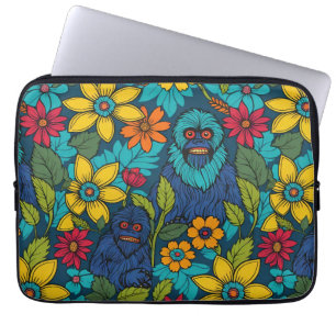 Funda Para Portátil Flor Silvestre Audaz Bigfoot Yeti Sasquatch
