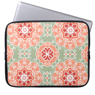 Funda Para Portátil Flor vintage de fondo. Patrón floral sin soldadura