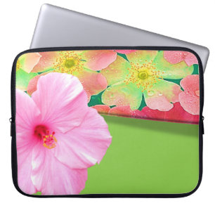 Funda Para Portátil Flora de manga para portátiles