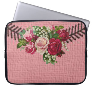Funda Para Portátil Flora de manga para portátiles