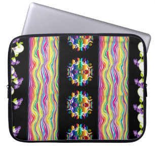 Funda Para Portátil Flora de manga para portátiles