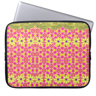 Funda Para Portátil Flora de manga para portátiles