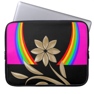 Funda Para Portátil Flora de manga para portátiles