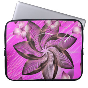 Funda Para Portátil Flora de manga para portátiles