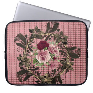 Funda Para Portátil Flora de manga para portátiles