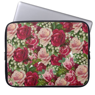 Funda Para Portátil Flora de manga para portátiles