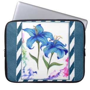 Funda Para Portátil Flora de manga para portátiles