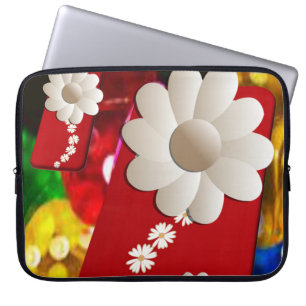 Funda Para Portátil Flora de manga para portátiles