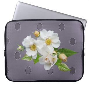 Funda Para Portátil Flora de manga para portátiles