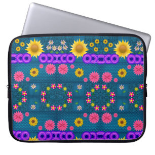Funda Para Portátil Flora de manga para portátiles