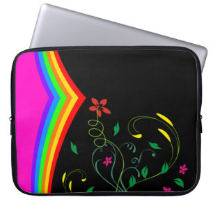 Funda Para Portátil Flora de manga para portátiles