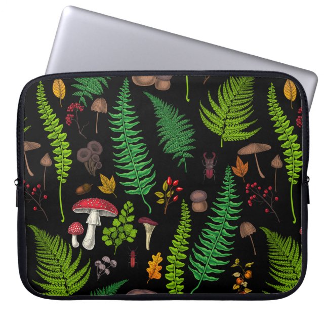 Funda Para Portátil Flora y fauna silvestres (Frente)