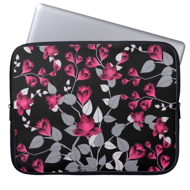 Funda Para Portátil Floral (Frente)