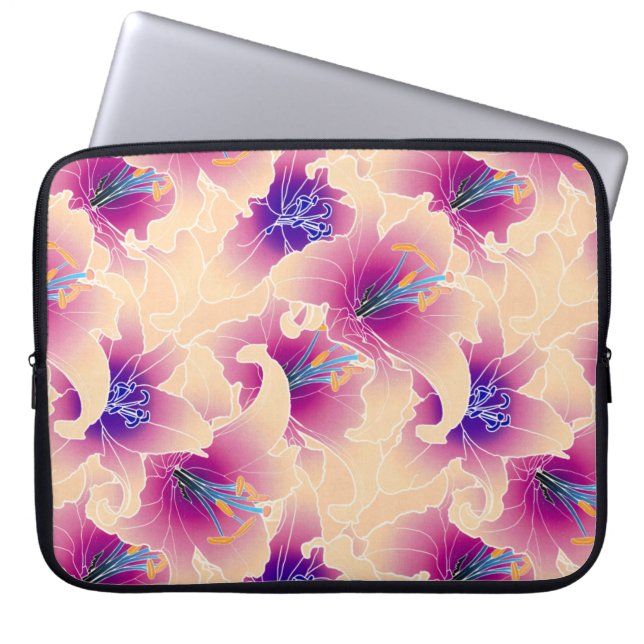 Funda Para Portátil Floral (Frente)
