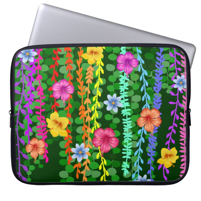 Funda Para Portátil Floral (Frente)