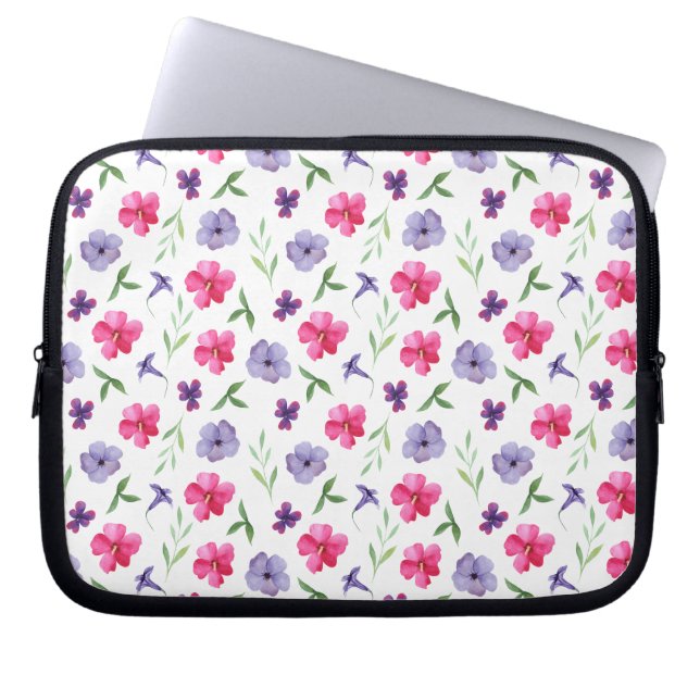 Funda Para Portátil Floral (Frente)